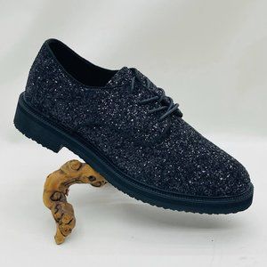 Men’s Angelino Black Glitter Casual Sneakers